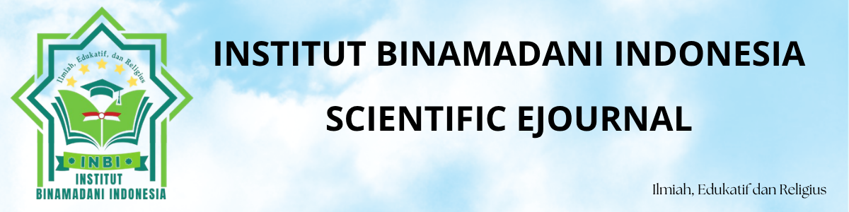Institut Binamadani Indonesia Scientific ejournal